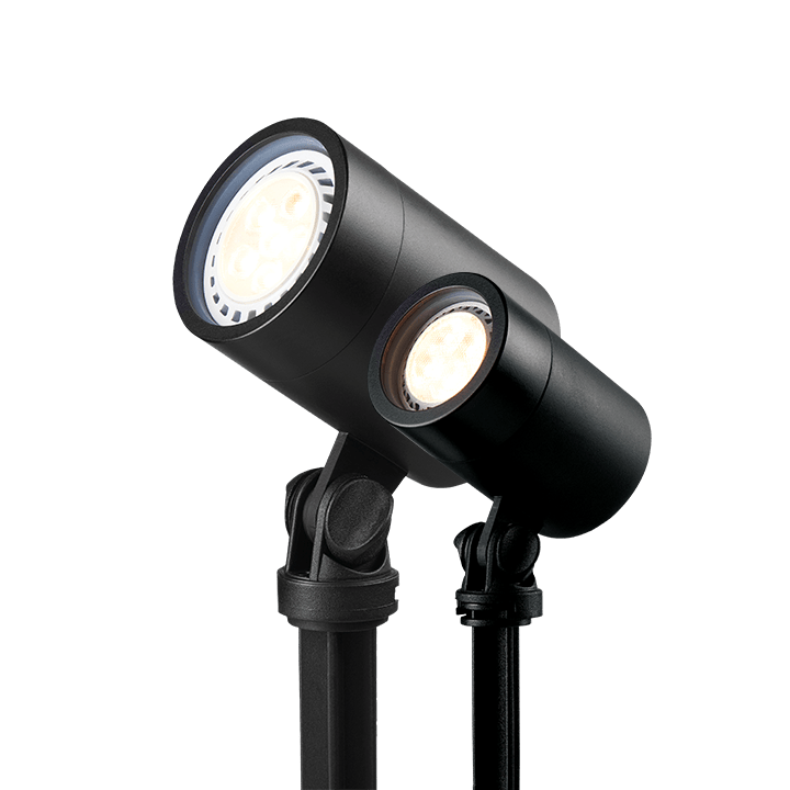 Garden Spotlights Low Voltage Plug, Battery Operated Outdoor Spotlight With Timer